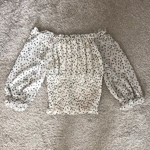 NWT Anthropologie off the shoulder top